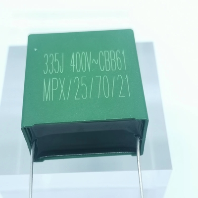 مكثف تشغيل جديد عالي الجودة CBB61 335J / 400V P20mm