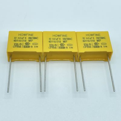 جودة  UL 275V MPX X2 Safety Capacitor 474K/310V P15 D4 Anti Interference مصنع