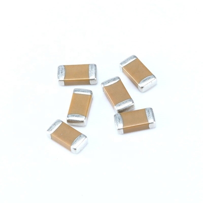 1.0 فائق التوهج SMD مكثف سيراميك متعدد الطبقات MLCC 0603105K / 25V X7R