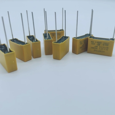 مكثفات الأمان X2-HF الخالية من الهالوجين مكثفات طبقة البولي بروبيلين الممعدنة- فئة X2 104k